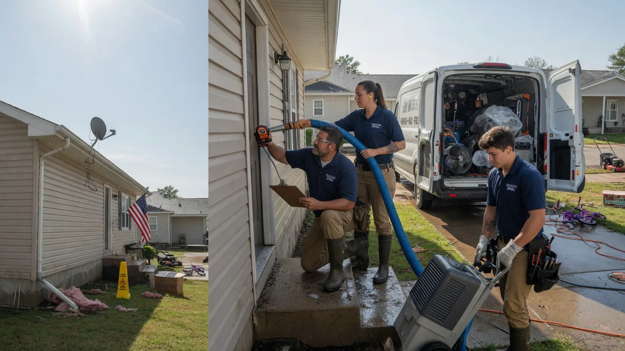 Ceiling Water Damage Restoration in Versailles, KY near me